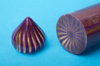Polyester Purple Gold cylinder - 2