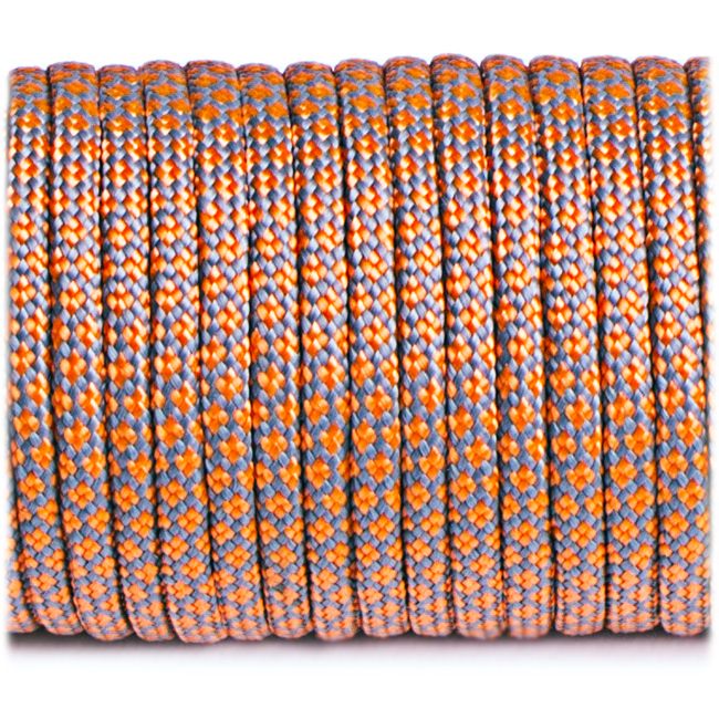 Paracord 550 - Grey Orange Snake