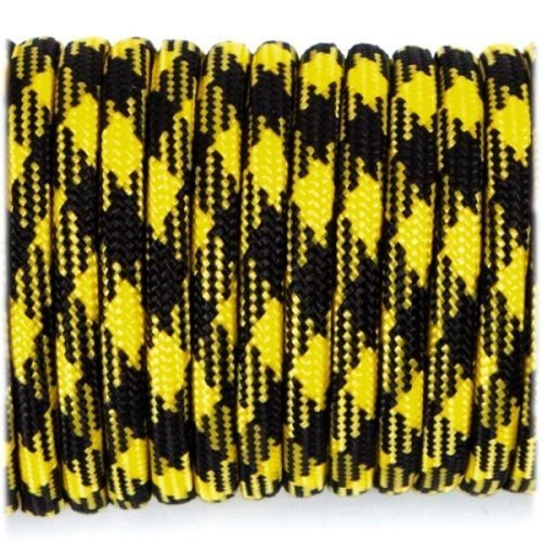 Paracord 550 - Black Yellow Camo