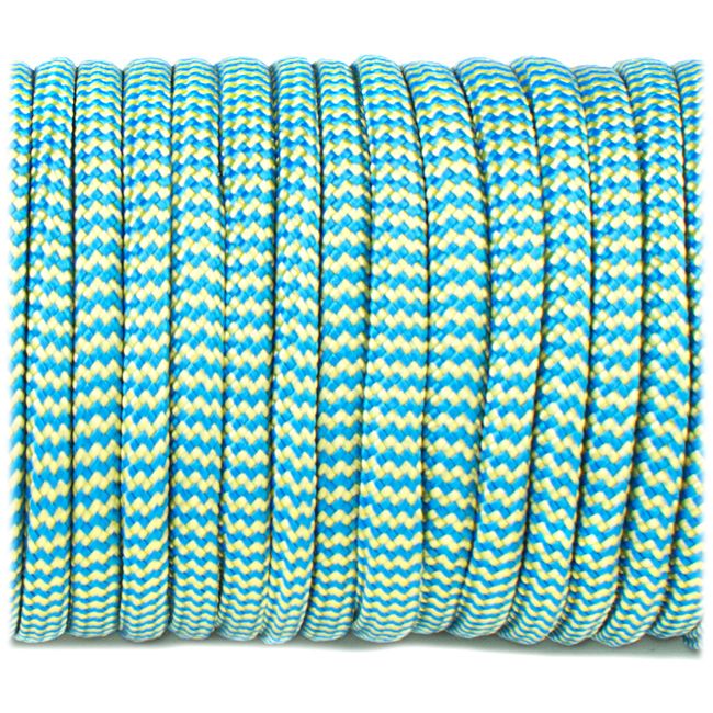 Paracord 550 - Blue Yellow Wave