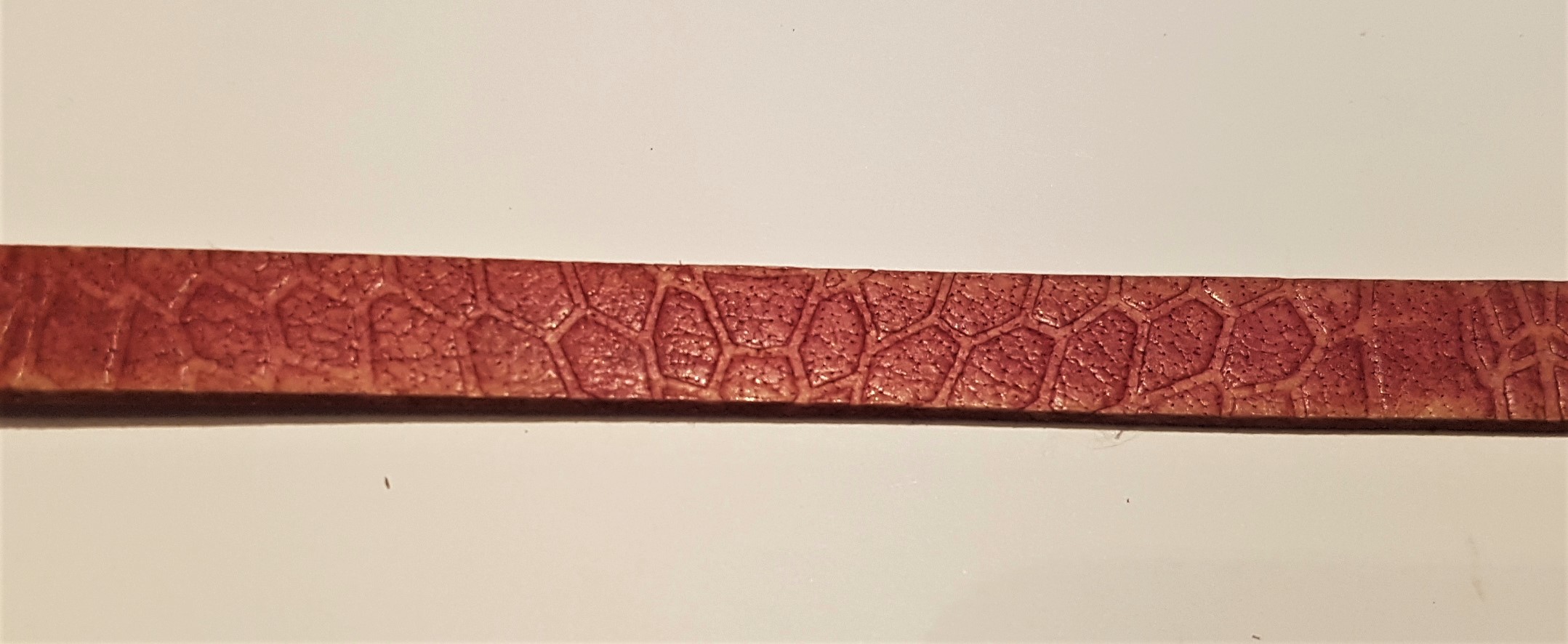 Läderrem Croco Pink - 2