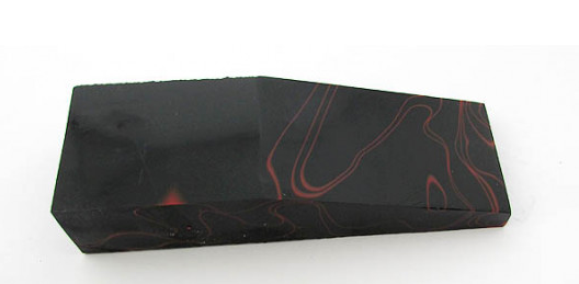 Akryl block Red in Black