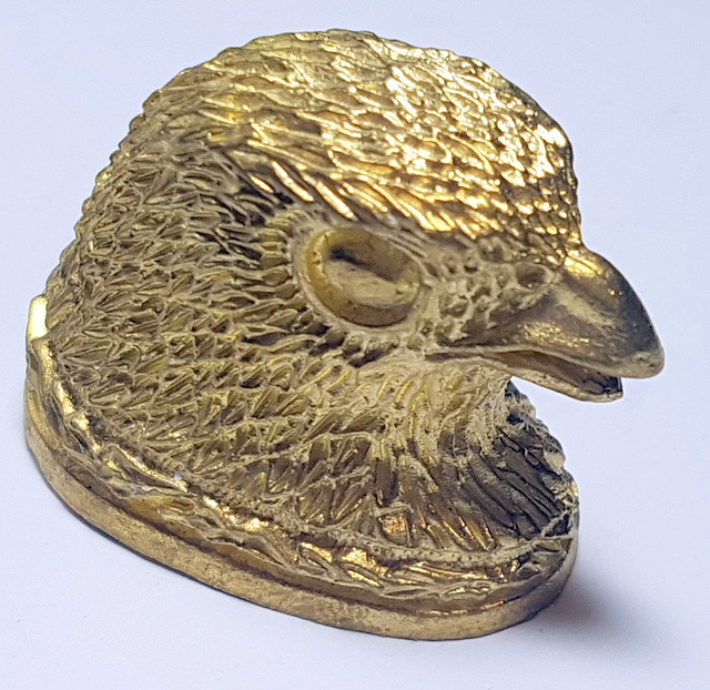 Fågelhuvud - mässing
