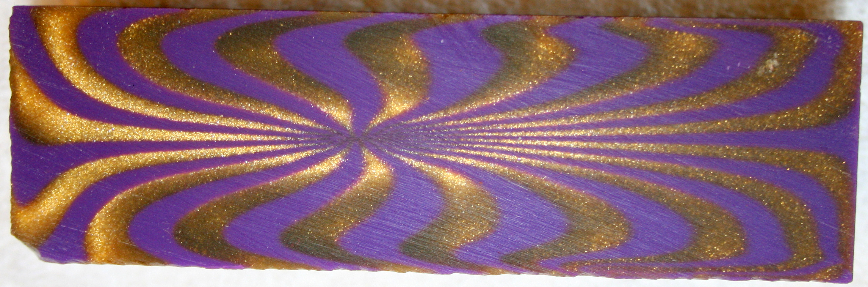 Polyester Purple Gold