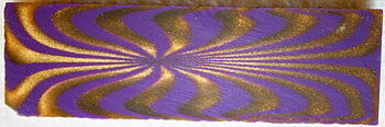 Polyester Purple Gold