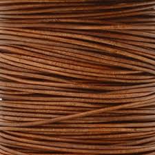 Läderrem rund 3 mm - 4