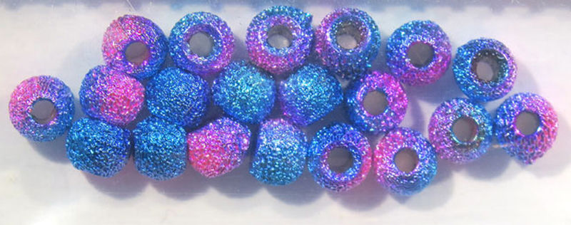 Gritty Brass Beads 3,8 mm - 4