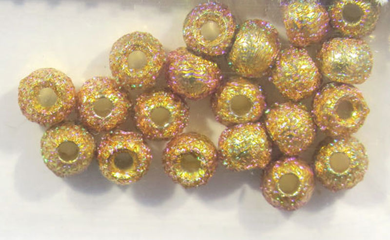 Gritty Brass Beads 3,8 mm - 11