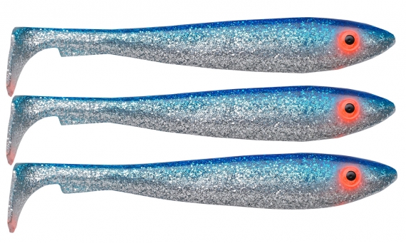 SvartZonker McRubberShad 17cm (3-pack) - 7
