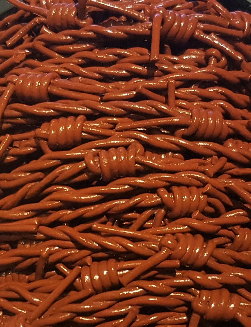 Läderrem Taggtråd - 2