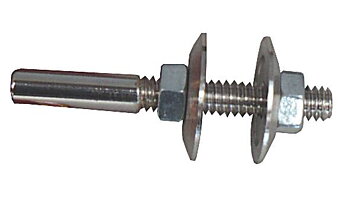 Maskinfäste polertrissa 6 mm