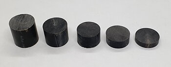 Buffelhorn runda skivor - sortiment 5-pack