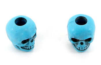Skull bead Turquoise