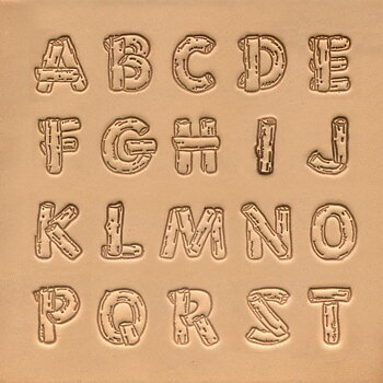 Puns set - Bokstäver Wood