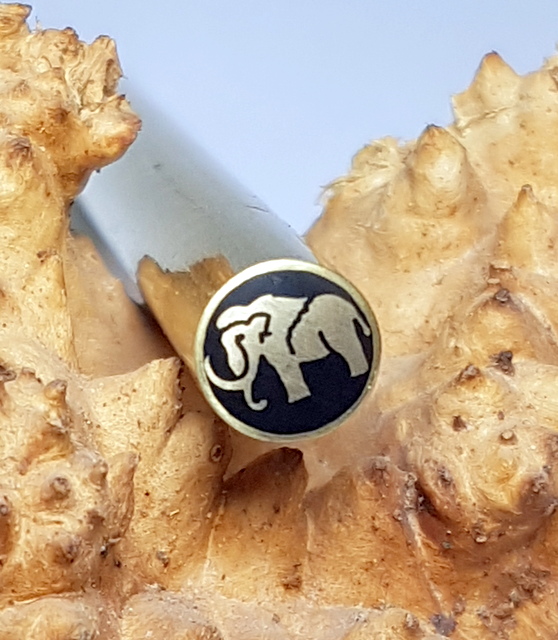 Mosaikpin Elefant 8 mm - Mässing