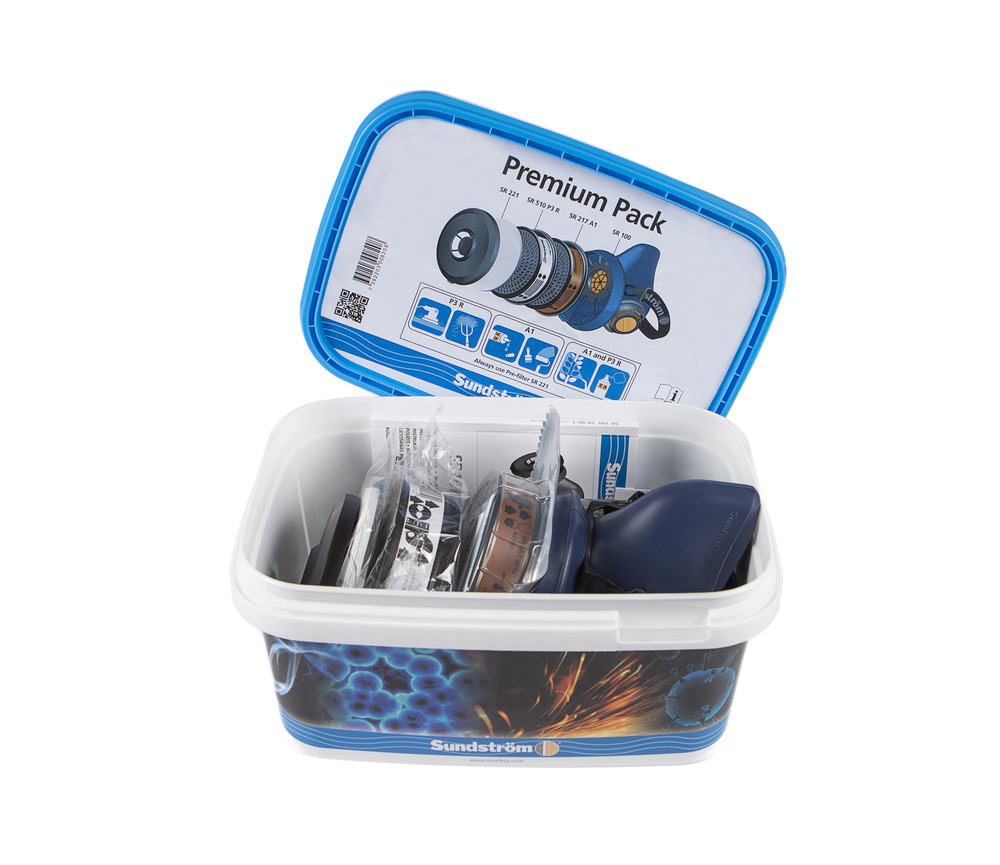S1P3 R D Sundström Premium Pack Halvmask - 2