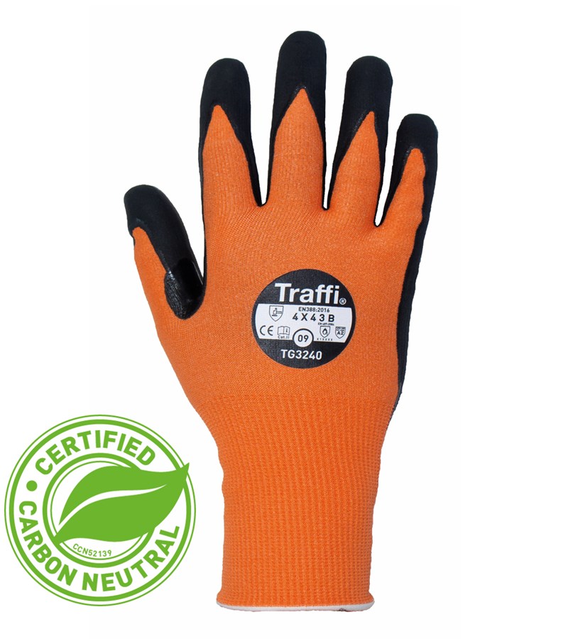 TraffiGLOVE TG3240 LXT, Skärskydd B, Koldioxidneutral