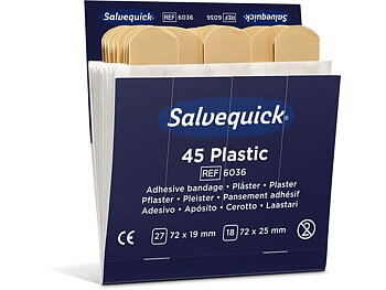 Plåster Salvequick Refill Plast Cederroths 6036