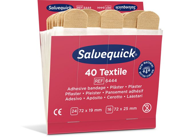 Salvequick Sterile Blue Detectable Plaster, 6x Refills (210 Plasters - View #3