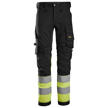 Snickers 6334 Varselbyxa med stretch Klass 1