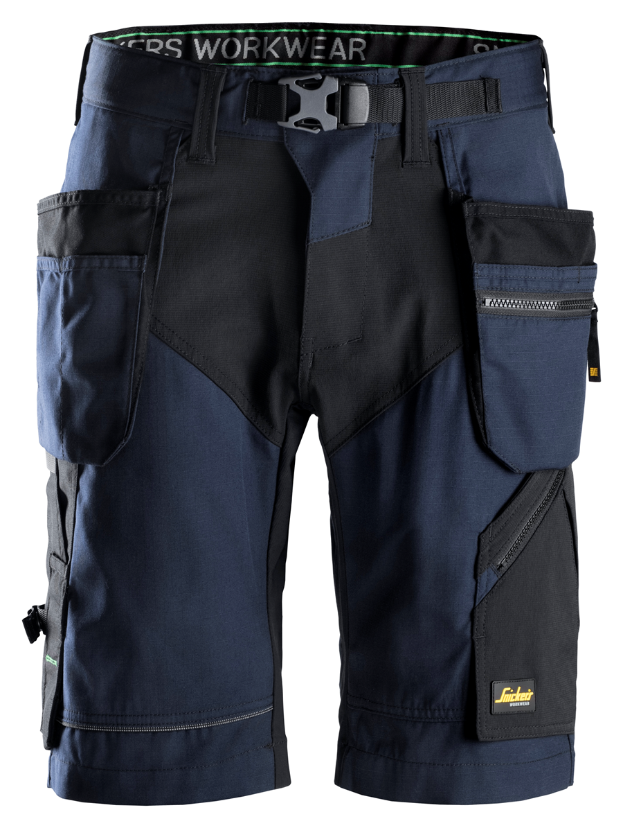 Snickers 6904 FlexiWork Arbetsshorts Stretch H/F - 2