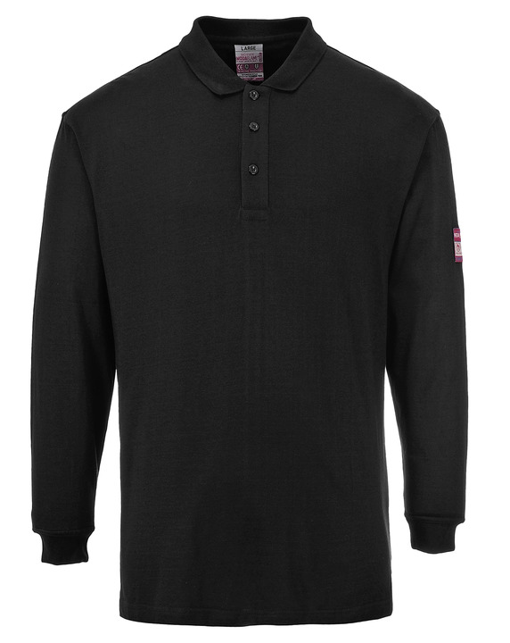 Portwest FR10 Flam Resistent Anti-Static Långärmad polotröja - 2