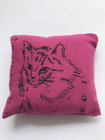 Leksakskudde med kattmynta Cerise