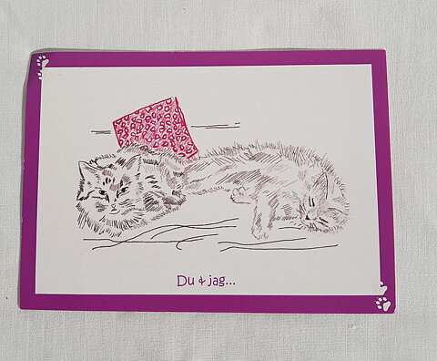 Vykort Cerise
