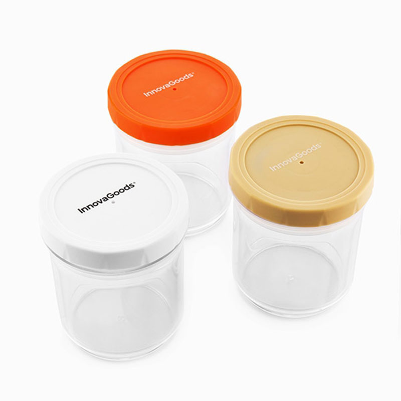 Justerbar Förvaringsburk 3-Pack - 7