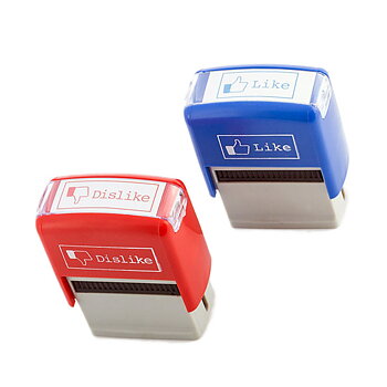 Like & Dislike Stämplar 2-Pack