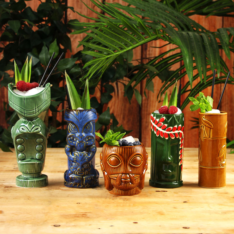 Tiki-Muggar Tropical Party-set - 2