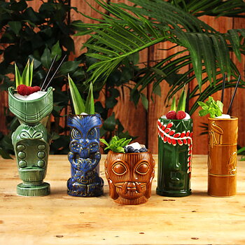 Tiki-Muggar Tropical Party-set