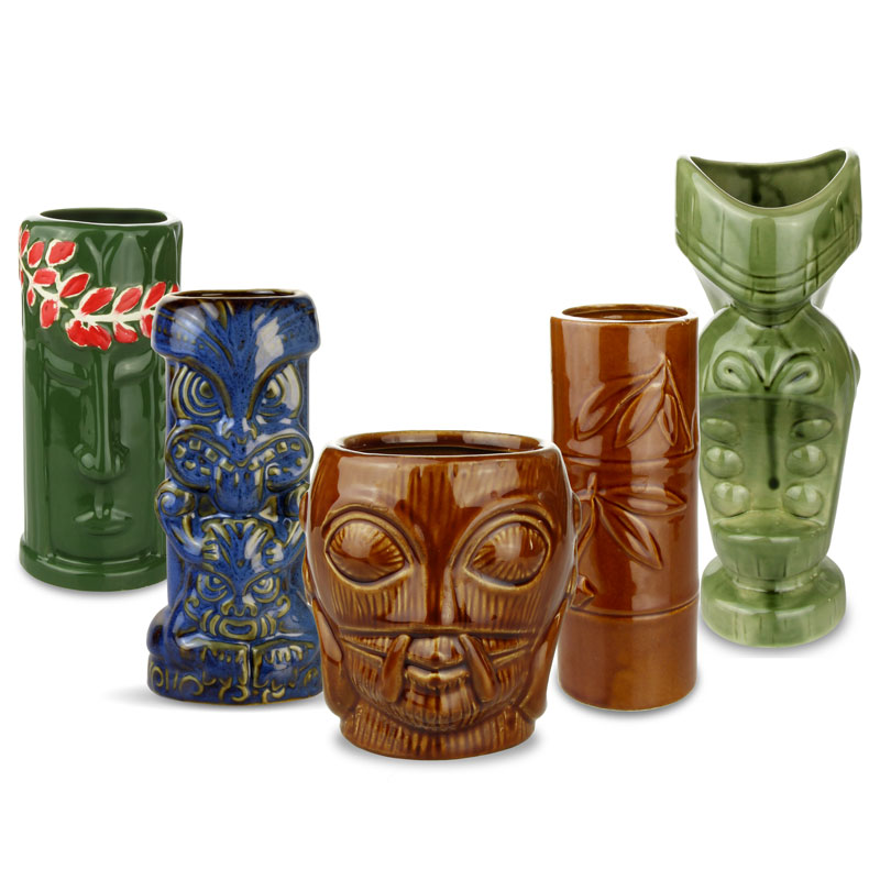Tiki-Muggar Tropical Party-set - 3