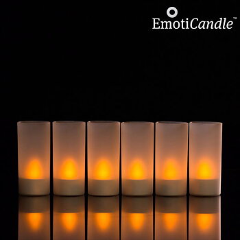 Led-Värmeljus Uppladdningsbara 6-Pack