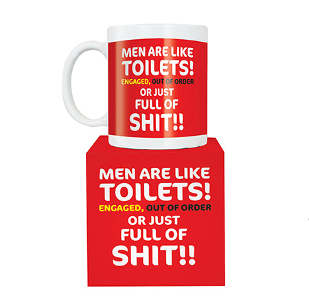 Men Are Like Toilets - Mugg - 2