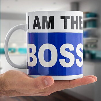 I Am The Boss Mugg XL
