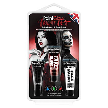 Fright Fest Halloween set Ansiktsfärg PaintGlow