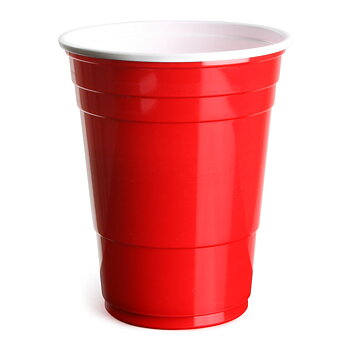 Röda Partymuggar - American College Party Cups