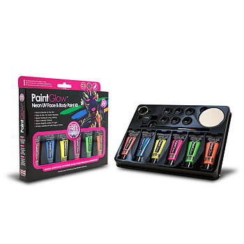 UV Neon Ansikts- och Kroppsfärg Set PaintGlow
