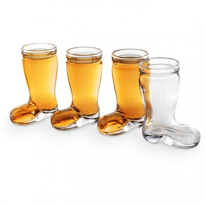Ölstövel Shotglas 4-Pack - 6