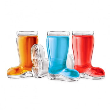 Ölstövel Shotglas 4-Pack