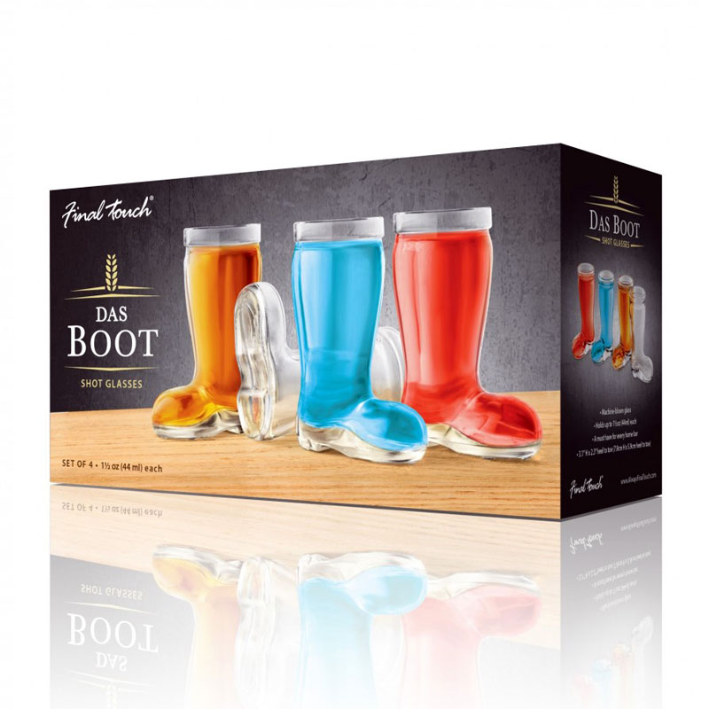 Ölstövel Shotglas 4-Pack - 7