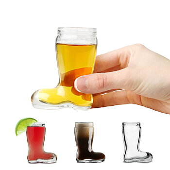 Ölstövel Shotglas 4-Pack