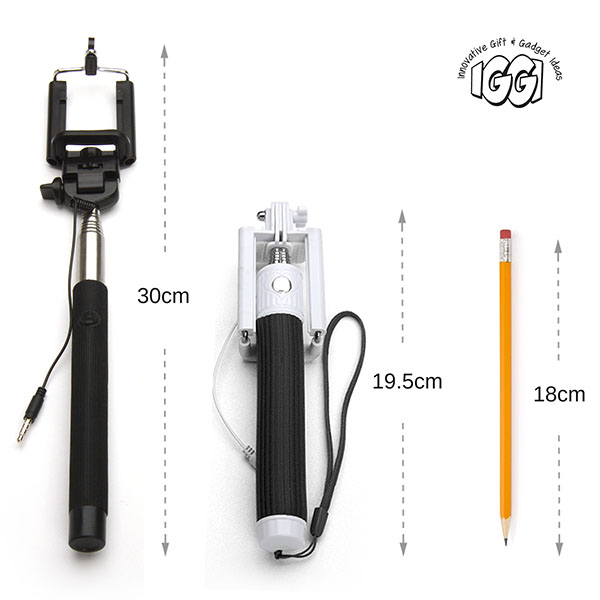 Selfiepinne med 3,5 mm-anslutning - 5