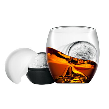 Whiskyglas On The Rock - Med Isklot