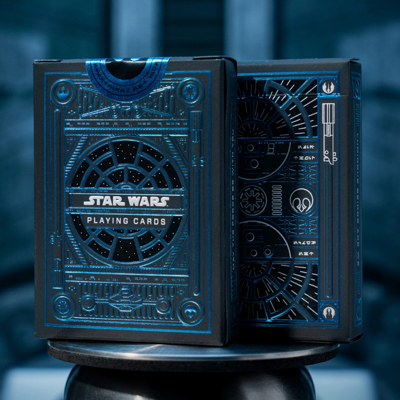 Star Wars Light Side Blue Playing Cards by theory11