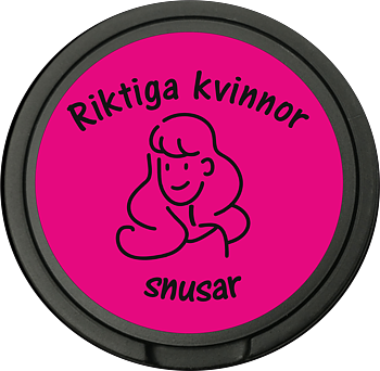 Snusdosa för portionssnus med dubbellock 3 i 1   Riktiga kvinnor snusar 