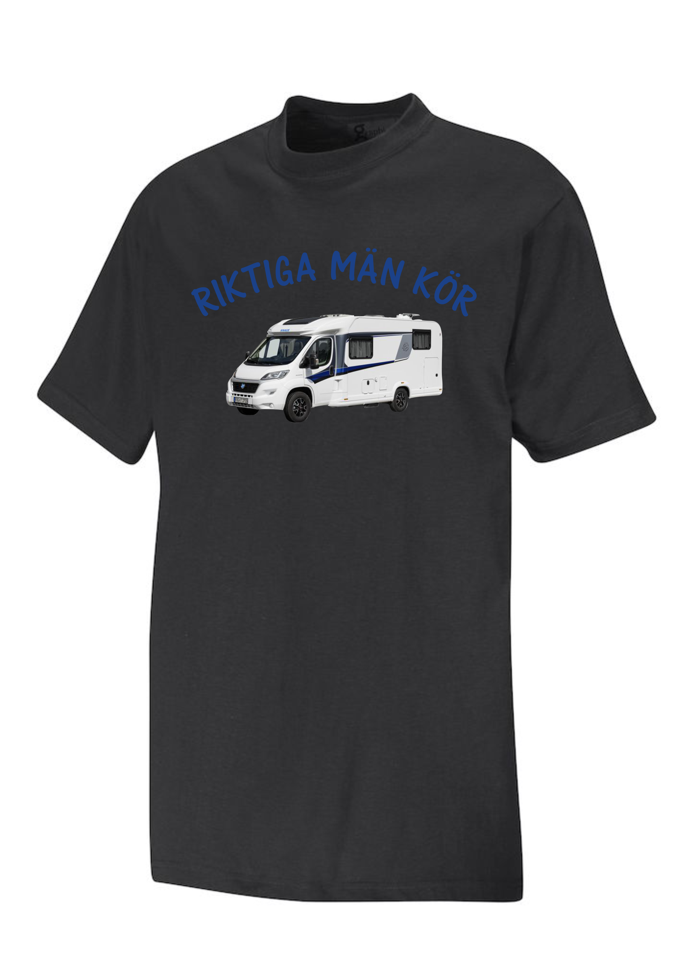 T-Shirt Riktiga Män Kör Knaus Sky