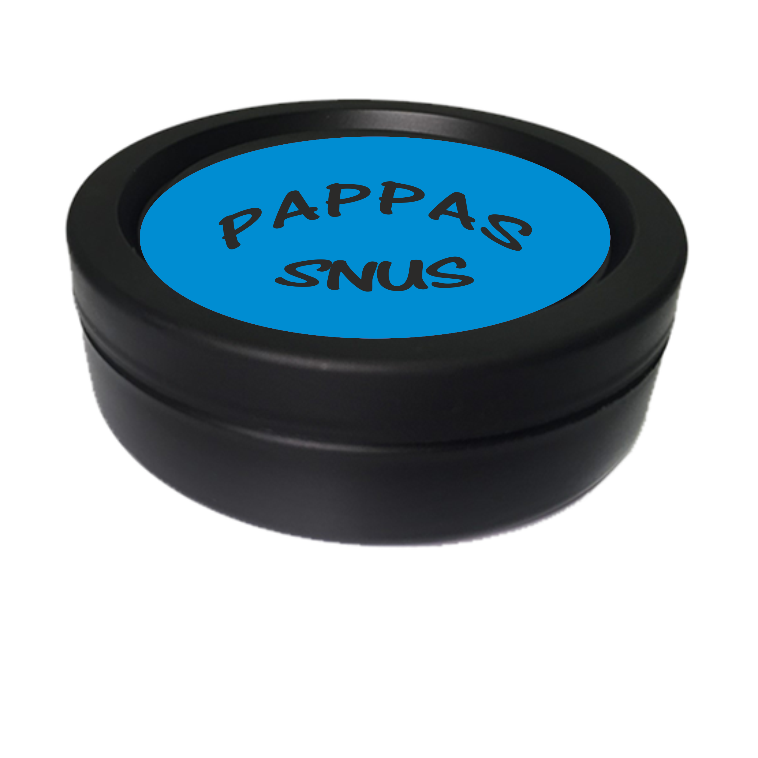 Snusdosa Blå Svart Pappas Snus