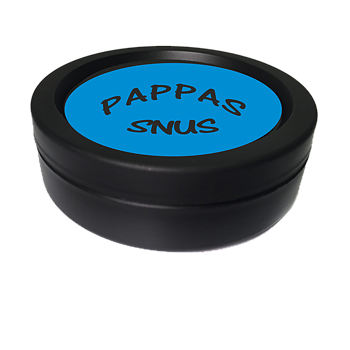 Snusdosa Blå Svart Pappas Snus